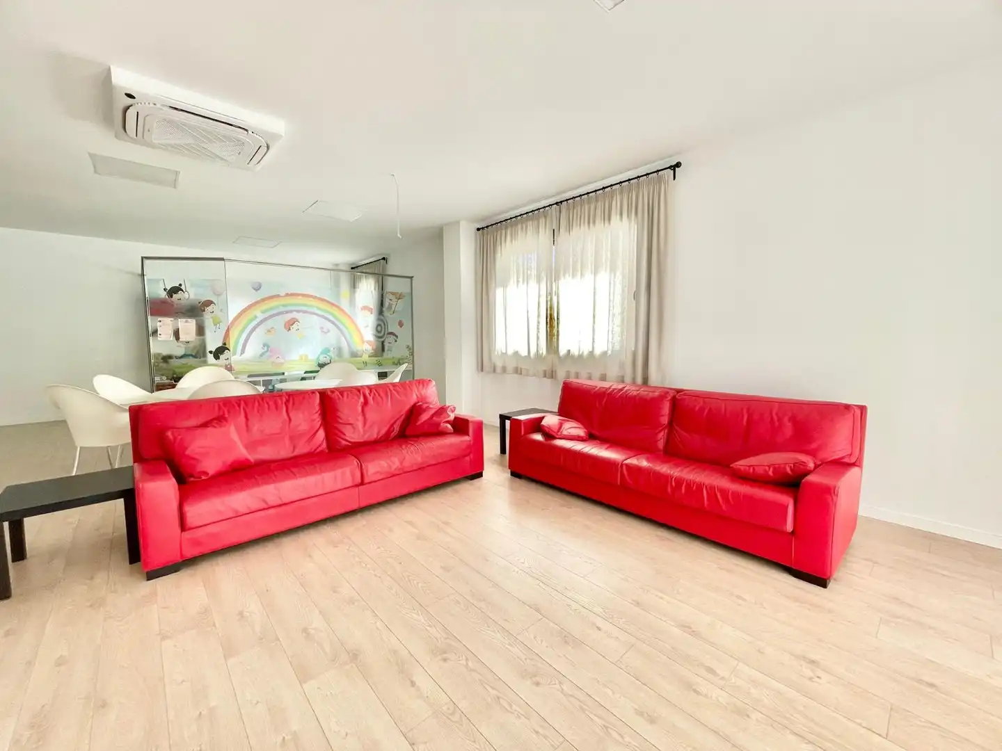Sala d'estar de Àtic de lloguer en Murcia amb Aire condicionat, Terrassa i Piscina