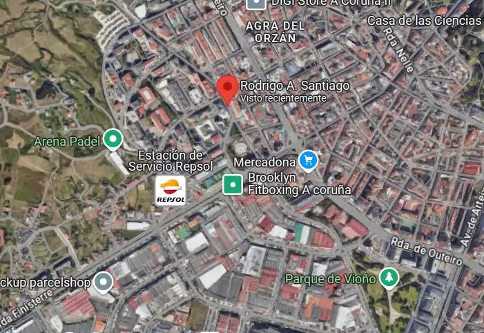 Vista exterior de Piso en venta en A Coruña Capital 