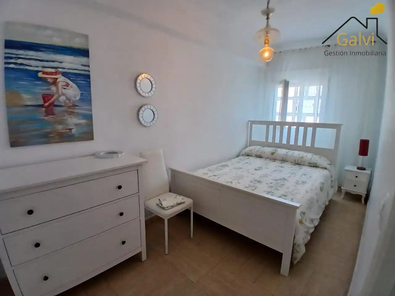 Schlafzimmer von Wohnung zum Verkauf in Pontedeume mit Heizung, Abstellraum und Möbliert