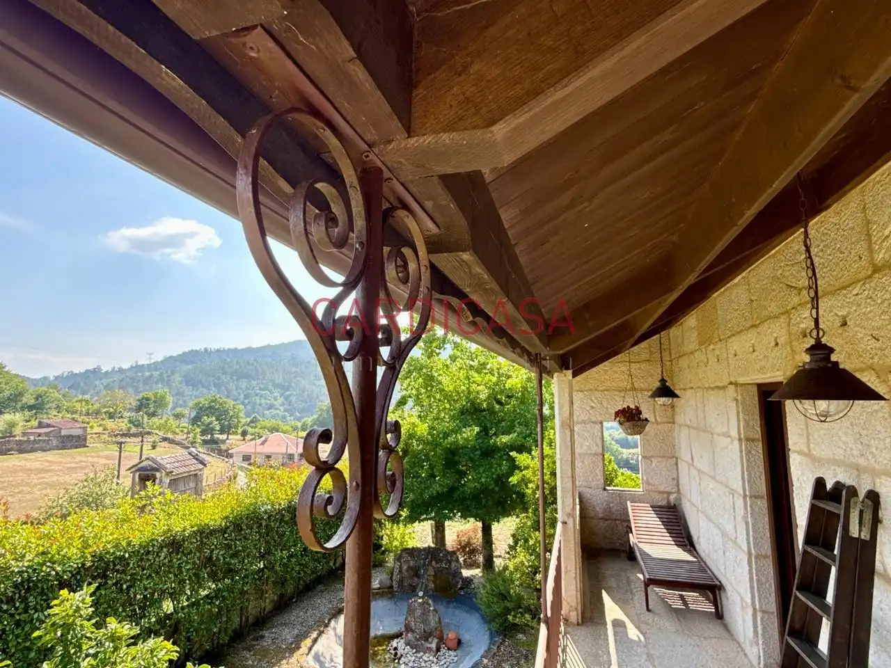 Terrassa de Casa o xalet en venda en Mondariz amb Calefacció, Jardí privat i Terrassa