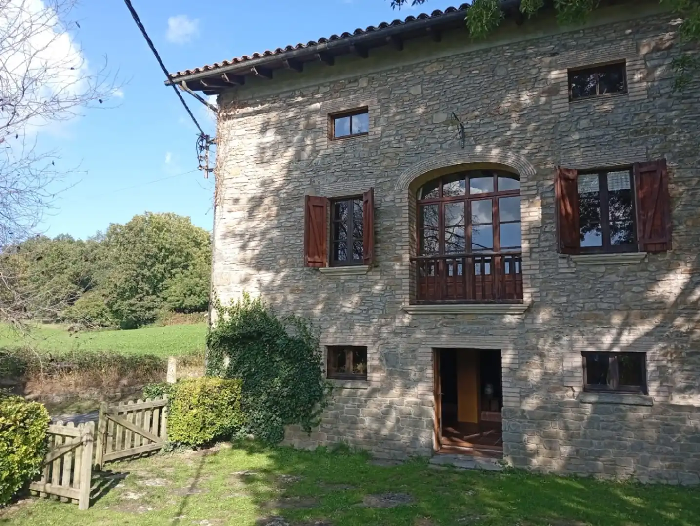 Vista exterior de Finca rústica en venta en Rupit i Pruit con Jardín privado
