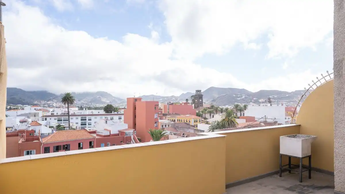 Terraza de Piso de alquiler en San Cristóbal de la Laguna con Terraza