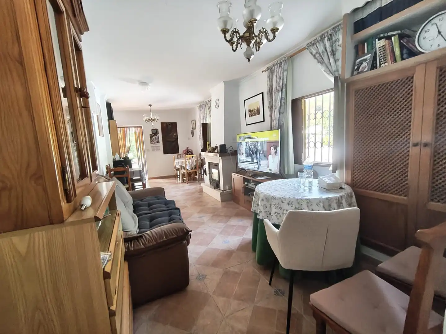 Living room of Country homes for sale in Almáchar  with Air Conditioner, Heating and Private garden