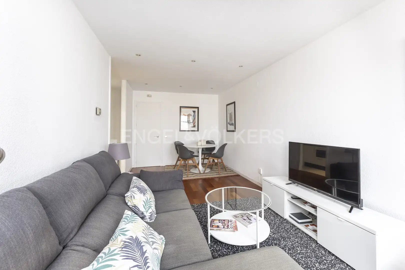 Sala de estar de Piso de alquiler en Madrid con Aire acondicionado, Calefacción y Amueblado