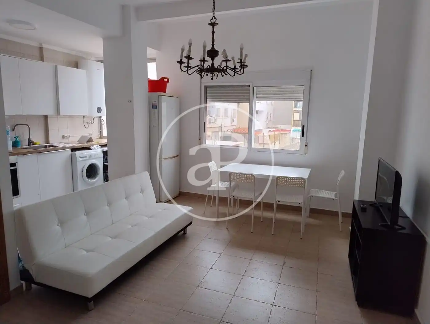 Sala de estar de Piso de alquiler en Valencia con Aire acondicionado, Calefacción y Amueblado