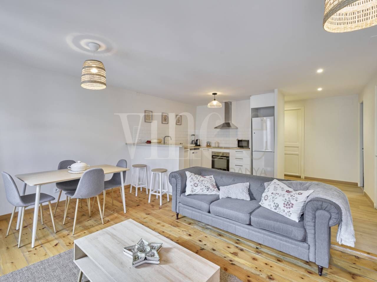 Sala d'estar de Apartament en venda en Osséja amb Calefacció, Parquet i Traster