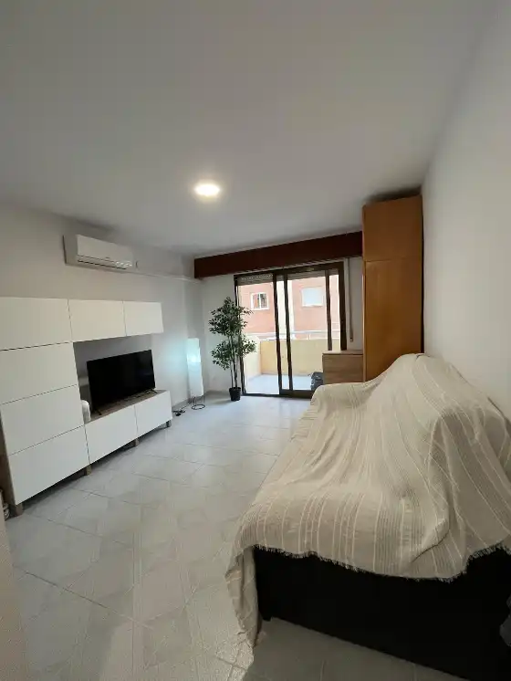 Sala de estar de Estudio en venta en Gandia con Terraza, Amueblado y Horno