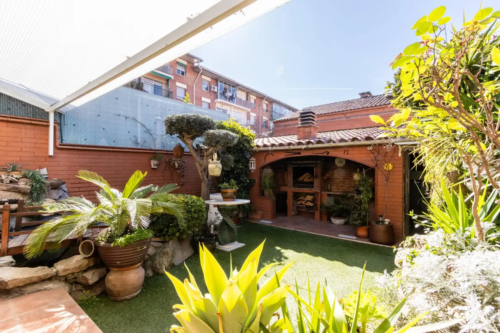 Jardín de Casa o chalet en venta en Terrassa con Aire acondicionado, Calefacción y Jardín privado