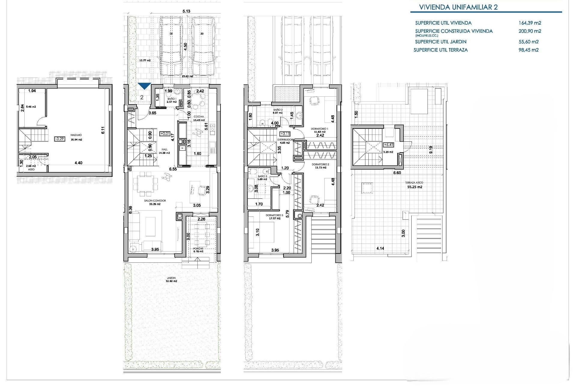 Einfamilien-Reihenhaus zum Verkauf in  Córdoba Capital mit Klimaanlage, Privatgarten und Terrasse