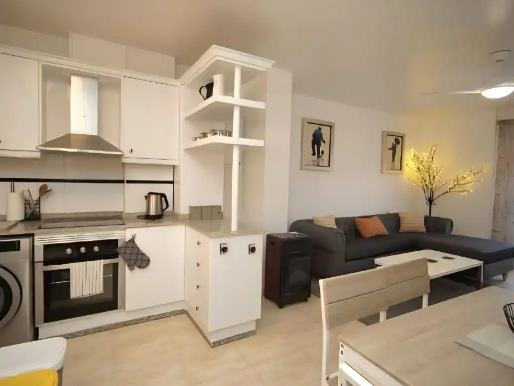 Küche von Wohnung zum Verkauf in Mazarrón mit Klimaanlage, Terrasse und Balkon