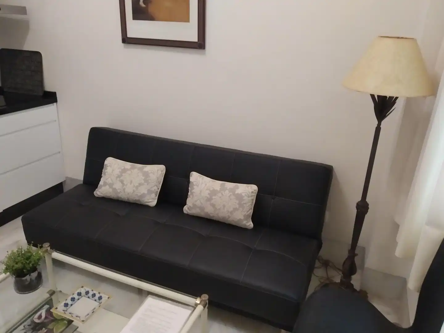 Sala de estar de Apartamento de alquiler en Málaga con Aire acondicionado y Amueblado