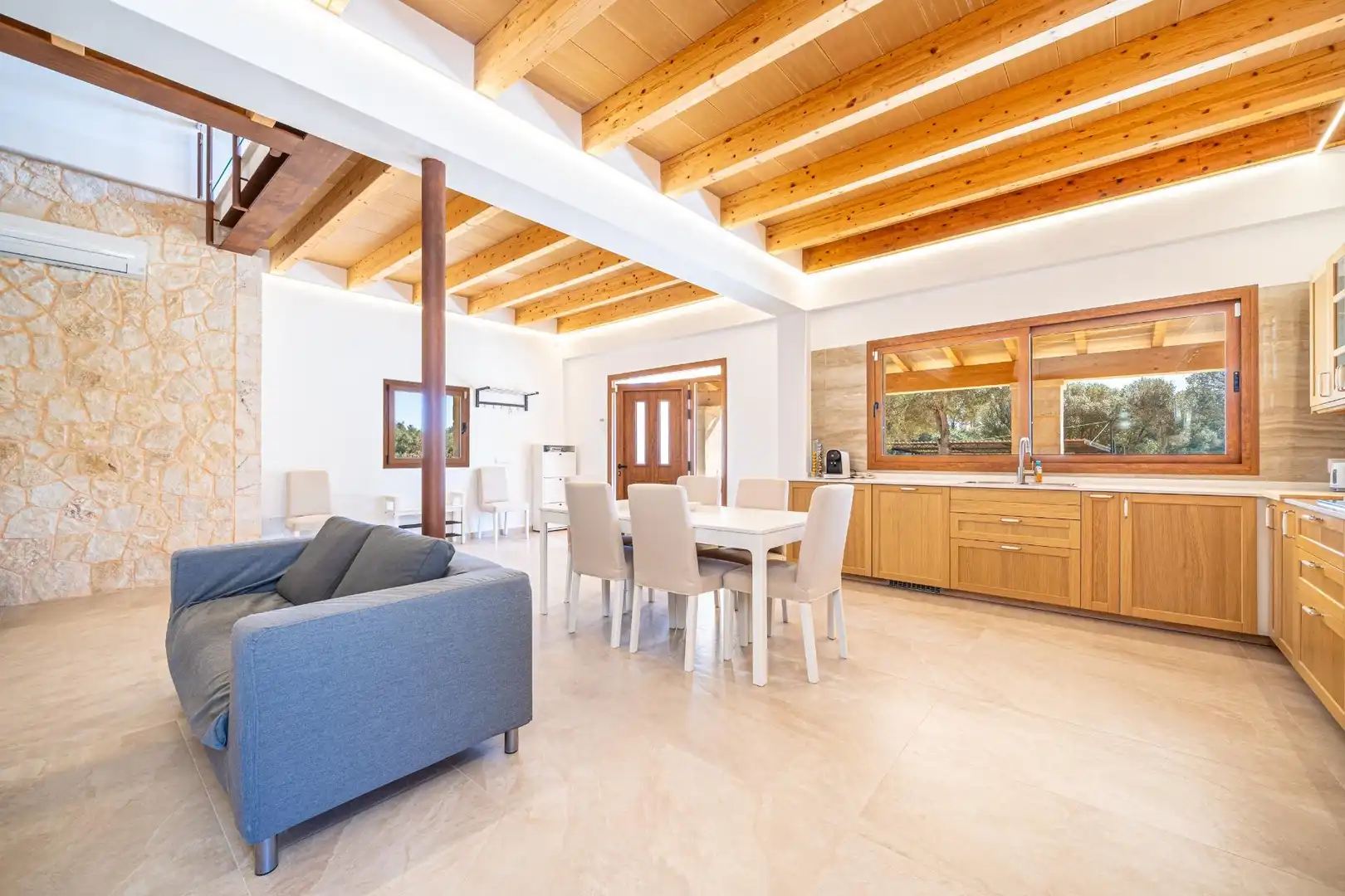 Sala de estar de Finca rústica de alquiler en Llucmajor