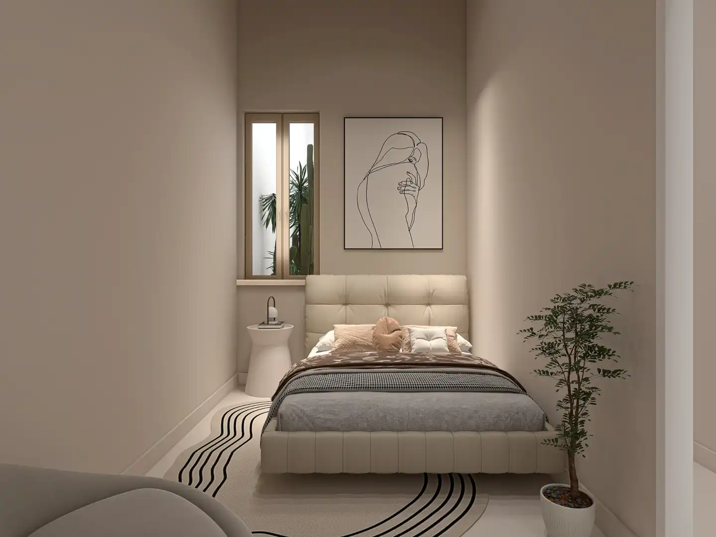 Bedroom of Flat for sale in Barcelona  with Private garden and Terrace