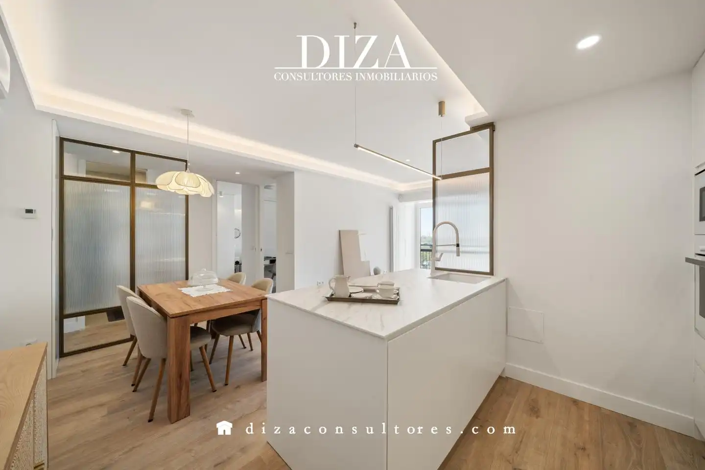 Kitchen of Flat for rent in Madrid  with Air Conditioner, Heating and Furnished