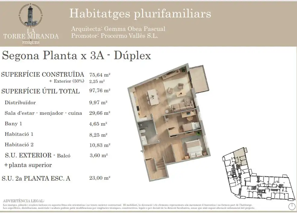 Dúplex d'obra nova amb terrassa en venda a Carrer Montseny 19, imagen 2