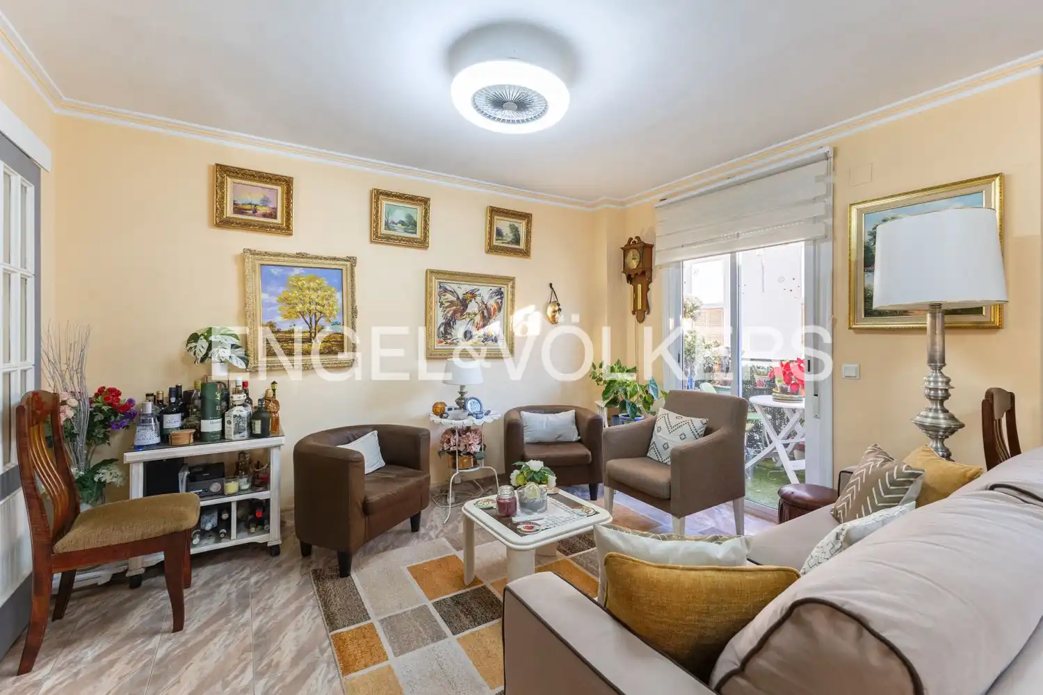 Living room of Flat for sale in El Puig de Santa Maria  with Heating and Balcony