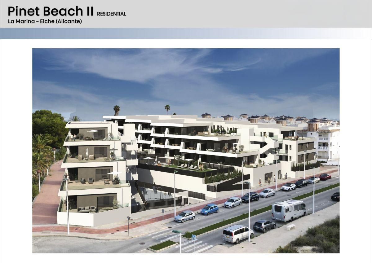 Vista exterior de Apartament en venda en Elche / Elx amb Terrassa i Piscina comunitària