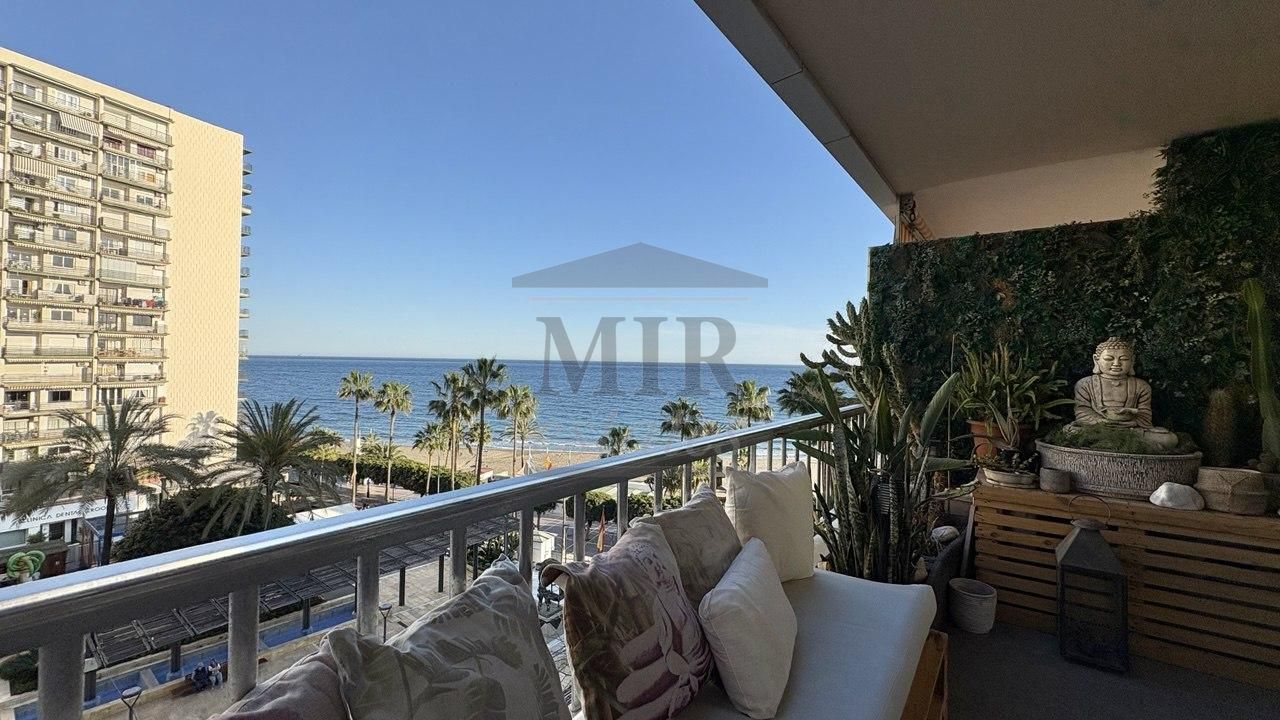 Terraza de Piso de alquiler en Marbella con Aire acondicionado, Terraza y Amueblado