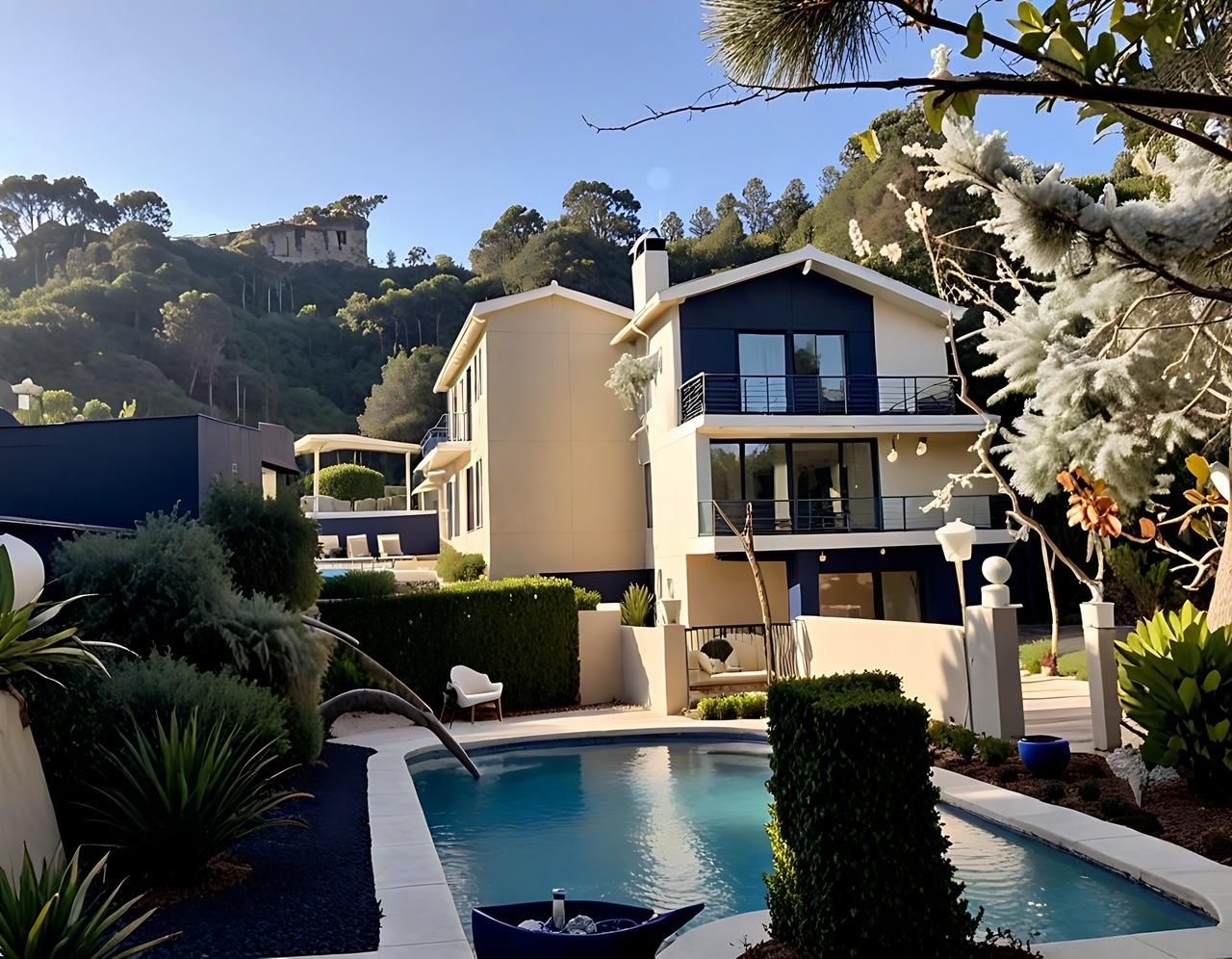 Vista exterior de Casa o xalet en venda en Sant Pere de Ribes amb Calefacció, Jardí privat i Terrassa