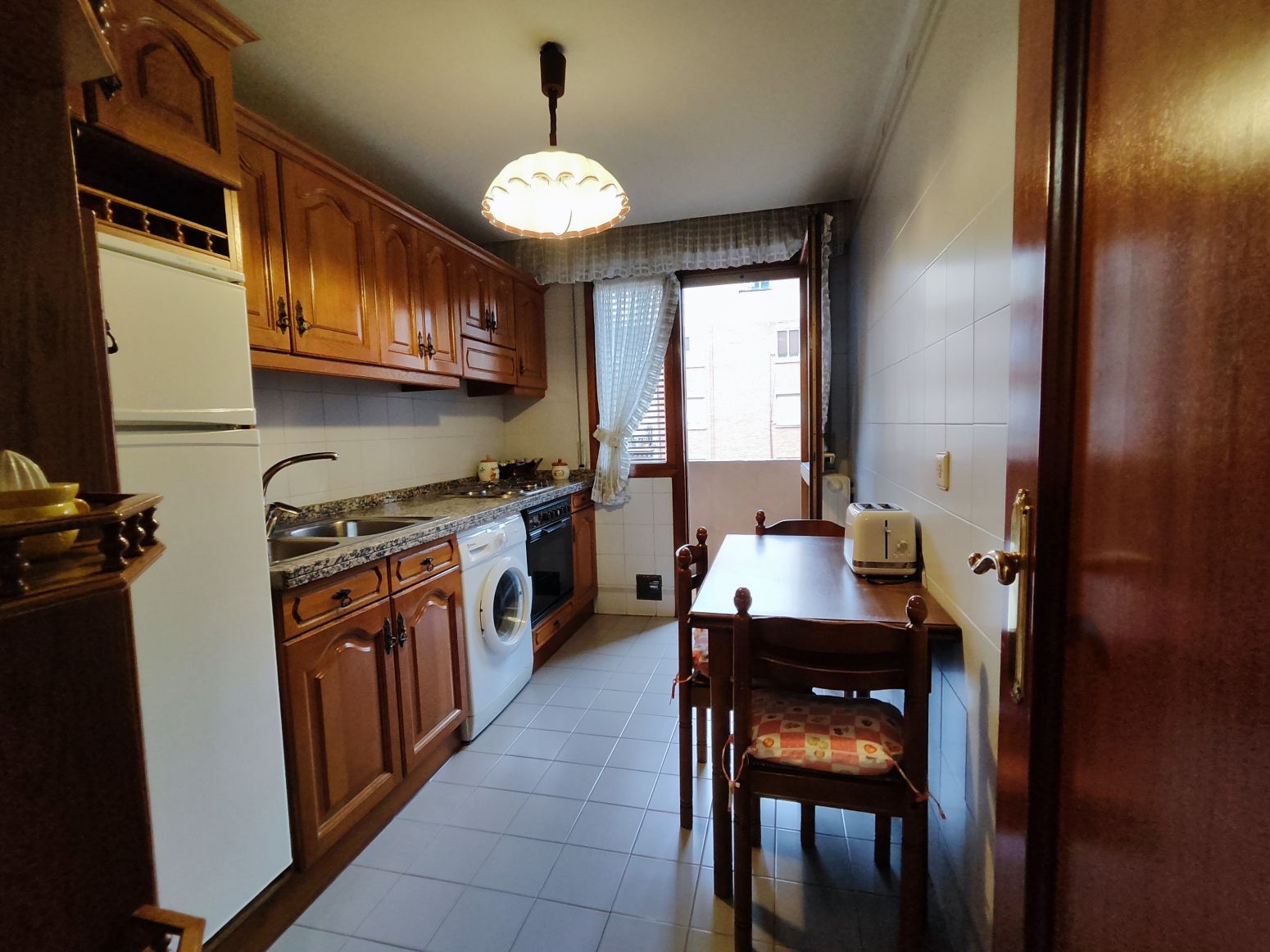 Kitchen of Flat for sale in  Logroño  with Heating, Parquet flooring and Terrace