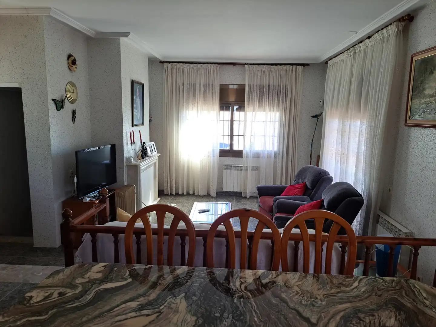 Sala de estar de Casa o chalet en venta en Cunit con Aire acondicionado, Calefacción y Jardín privado
