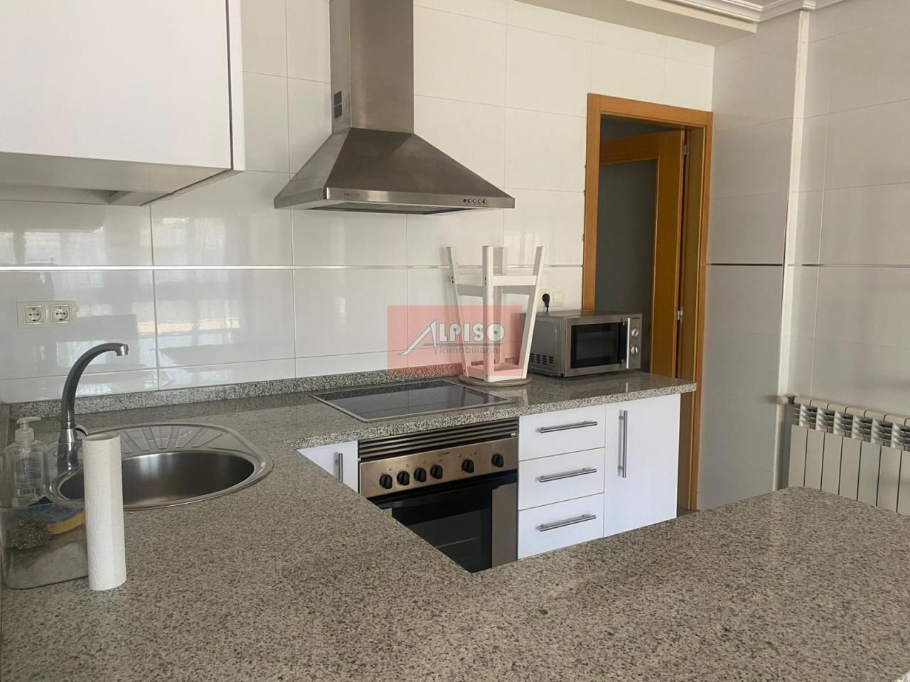 Kitchen of Apartment for sale in Ourense Capital   with Heating and Furnished