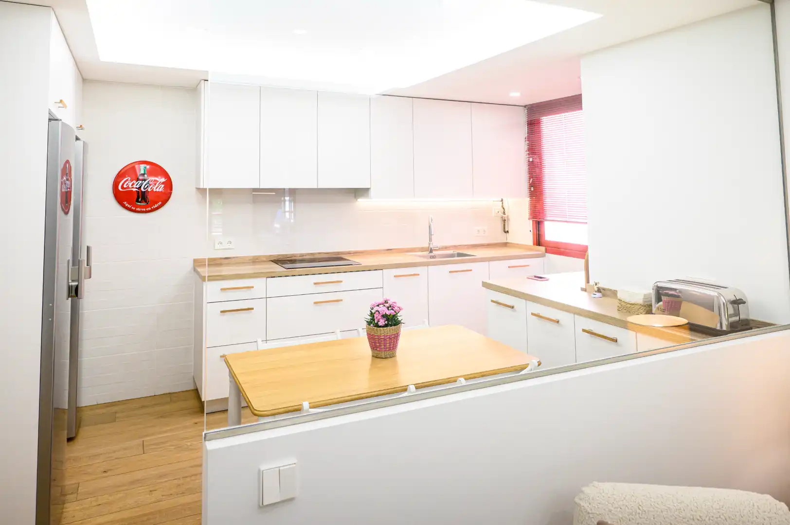 Küche von Wohnung zum Verkauf in Pozuelo de Alarcón mit Klimaanlage, Heizung und Parkett