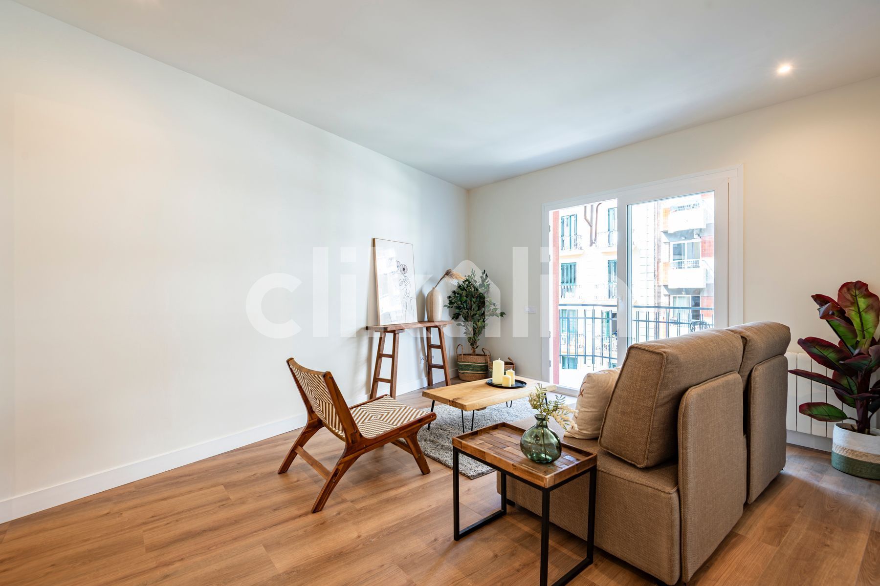 Living room of Flat for sale in  Barcelona Capital  with Air Conditioner, Heating and Terrace