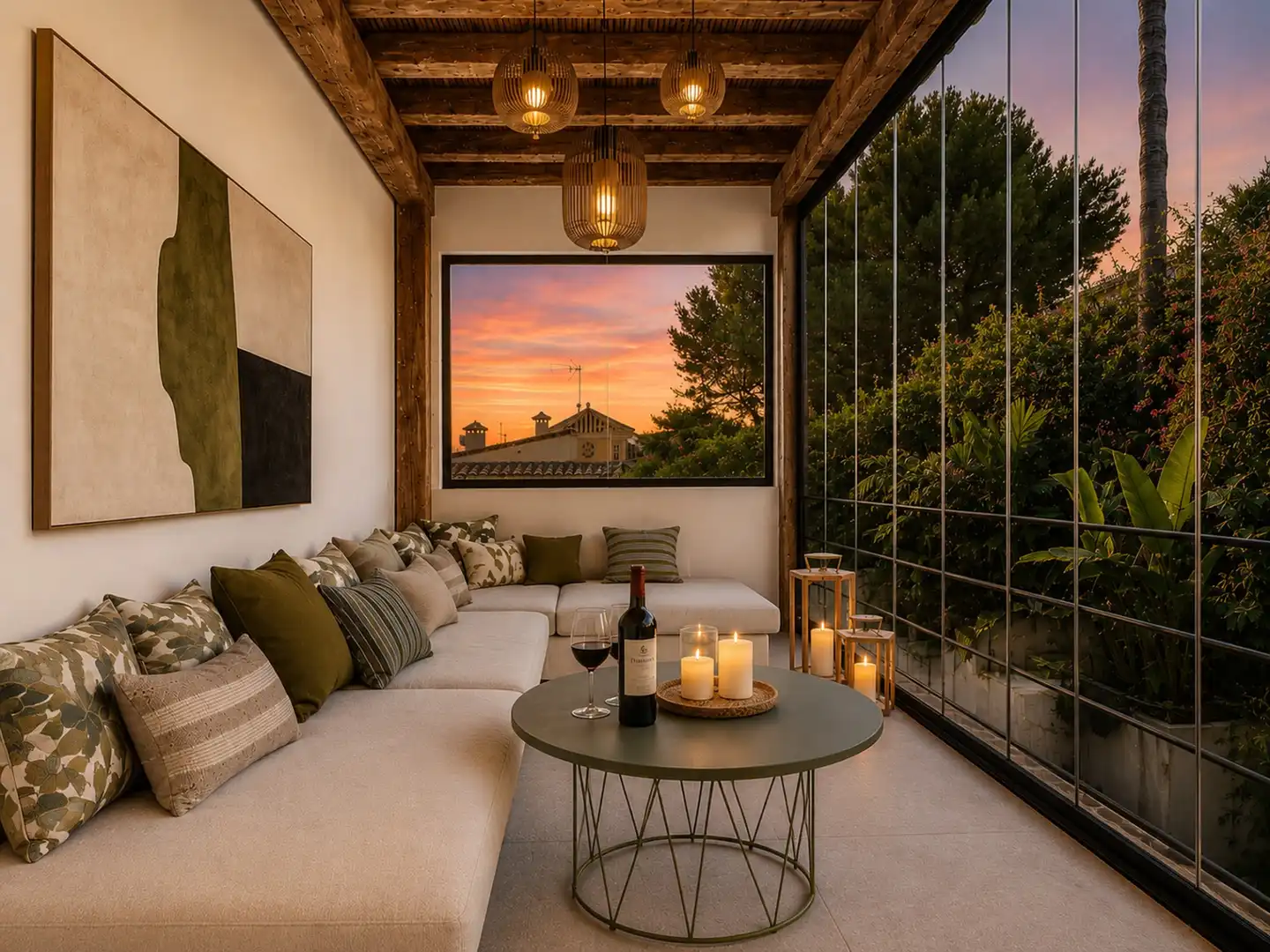 Terrassa de Casa o xalet en venda en Marbella amb Aire condicionat, Jardí privat i Terrassa