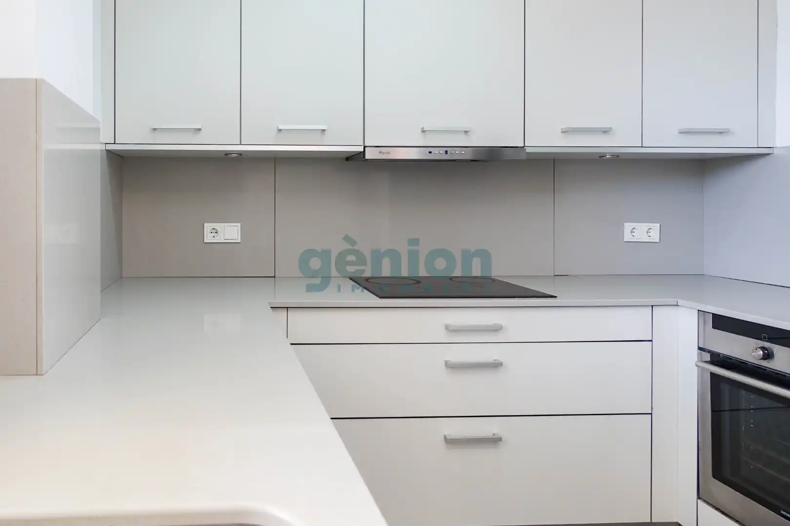Küche von Wohnung zum Verkauf in Bescanó mit Klimaanlage, Heizung und Gemeinschaftspool