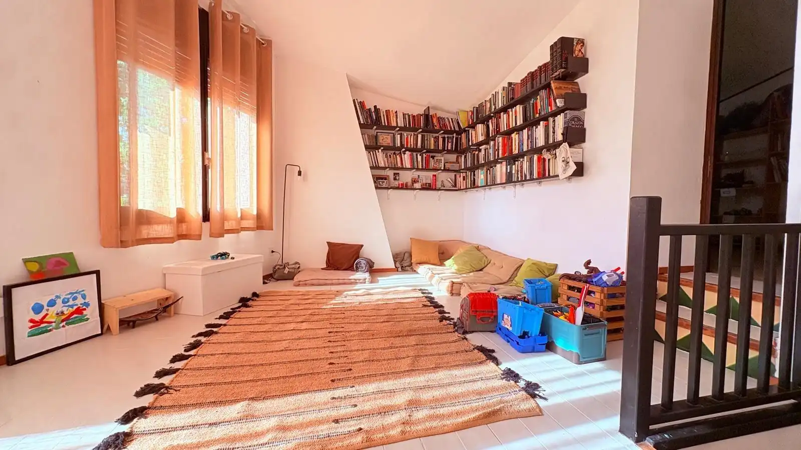 Sala d'estar de Casa o xalet en venda en Castellar del Vallès amb Aire condicionat, Calefacció i Jardí privat