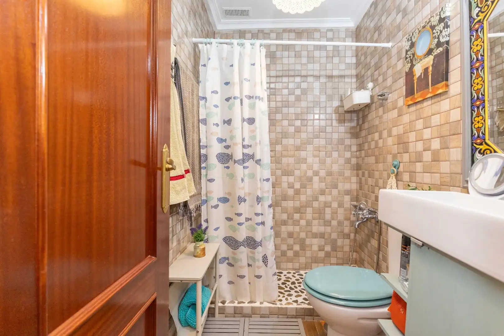 Baño de Casa adosada en venta en Guillena con Aire acondicionado, Calefacción y Terraza