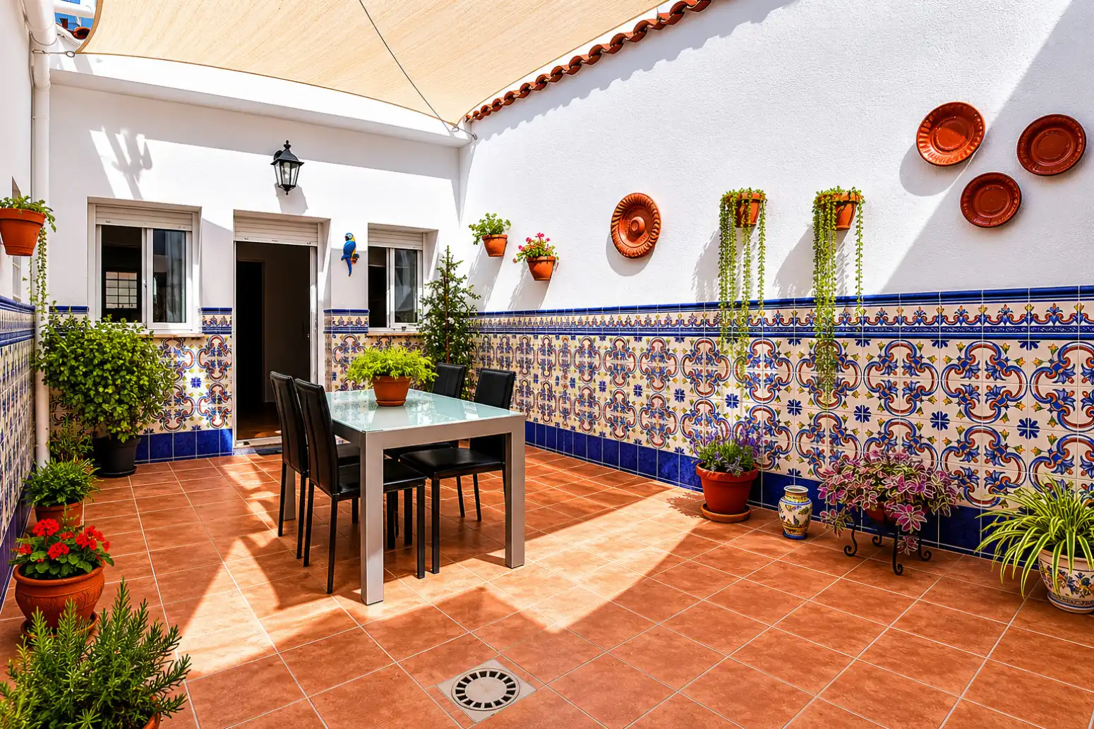 Terrasse von Haus oder Chalet zum Verkauf in Rafelbuñol / Rafelbunyol mit Klimaanlage, Terrasse und Balkon