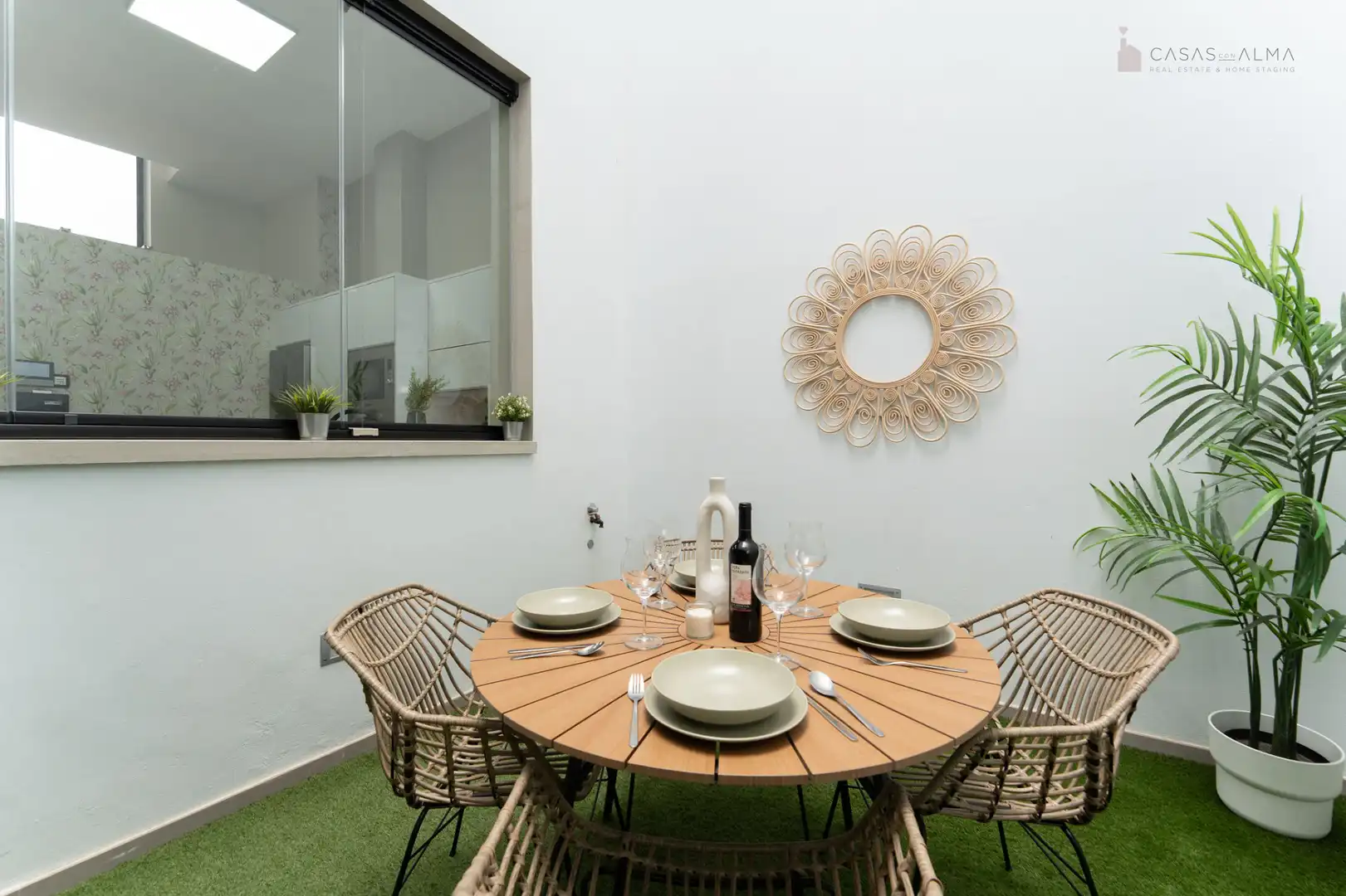 Terrasse von Einfamilien-Reihenhaus zum Verkauf in Las Palmas de Gran Canaria mit Klimaanlage, Terrasse und Abstellraum