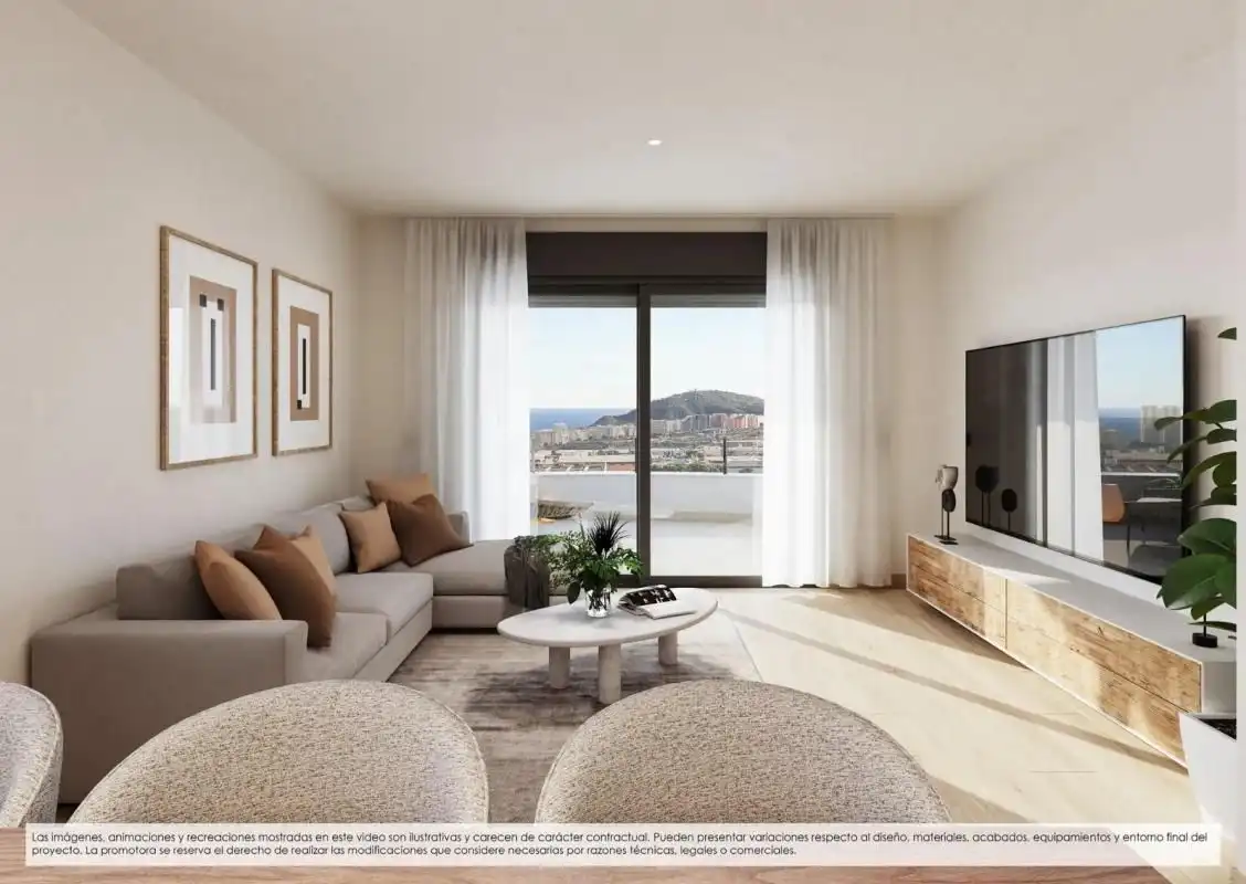 Apartamento con piscina en venta en Balcón de Finestrat - Terra Marina, imagen 17