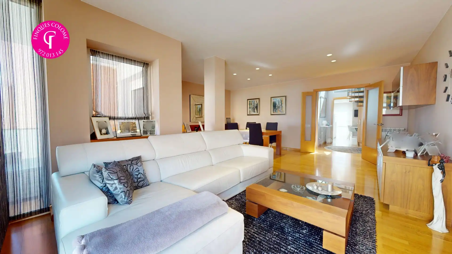 Sala de estar de Ático en venta en Girona con Aire acondicionado, Calefacción y Terraza