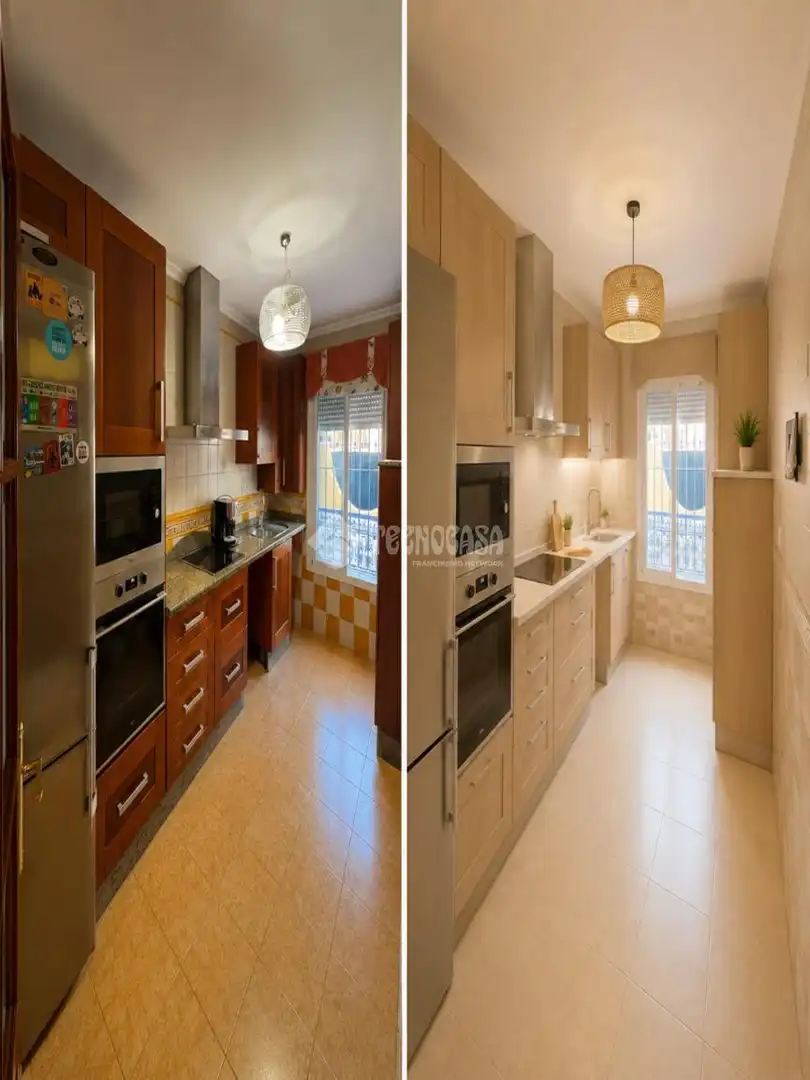 Cocina de Casa adosada en venta en La Rinconada con Aire acondicionado y Calefacción
