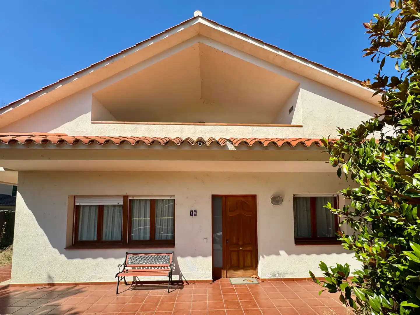 Vista exterior de Casa o chalet en venta en Sant Esteve de Palautordera con Aire acondicionado, Jardín privado y Terraza