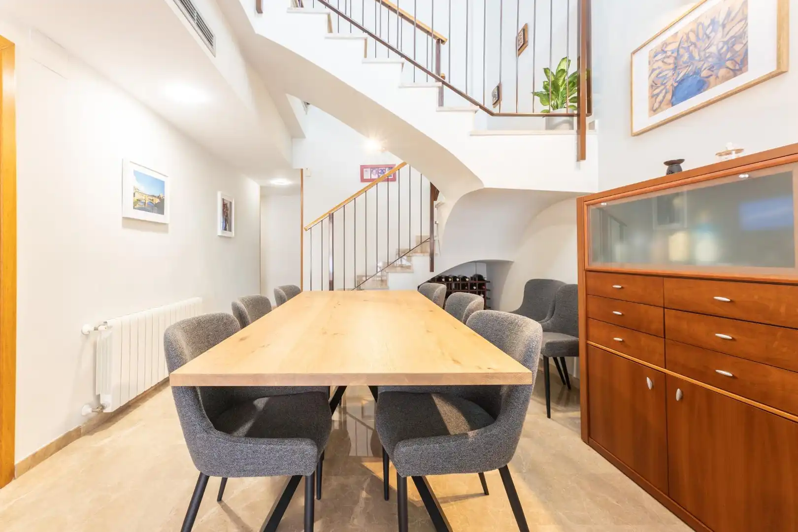 Esszimmer von Dachboden zum Verkauf in Foios mit Klimaanlage, Heizung und Terrasse