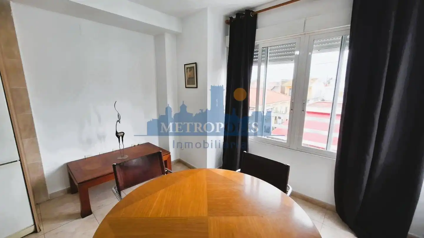 Dining room of Flat for rent in Burriana / Borriana  with Furnished