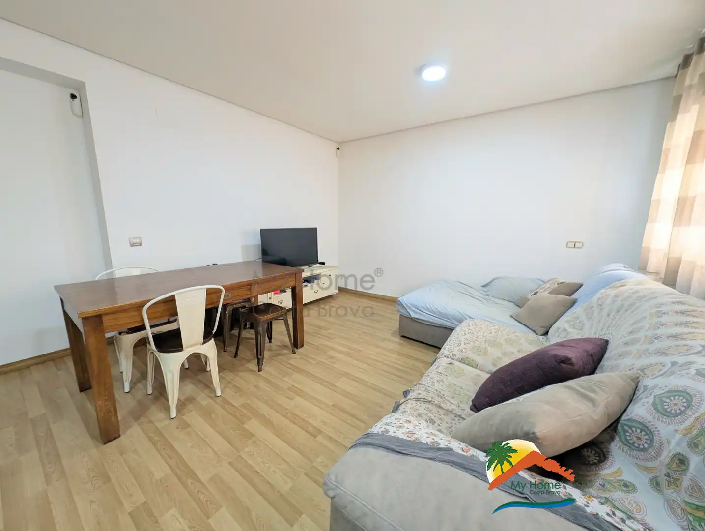 Sala d'estar de Pis en venda en Lloret de Mar amb Aire condicionat, Calefacció i Moblat