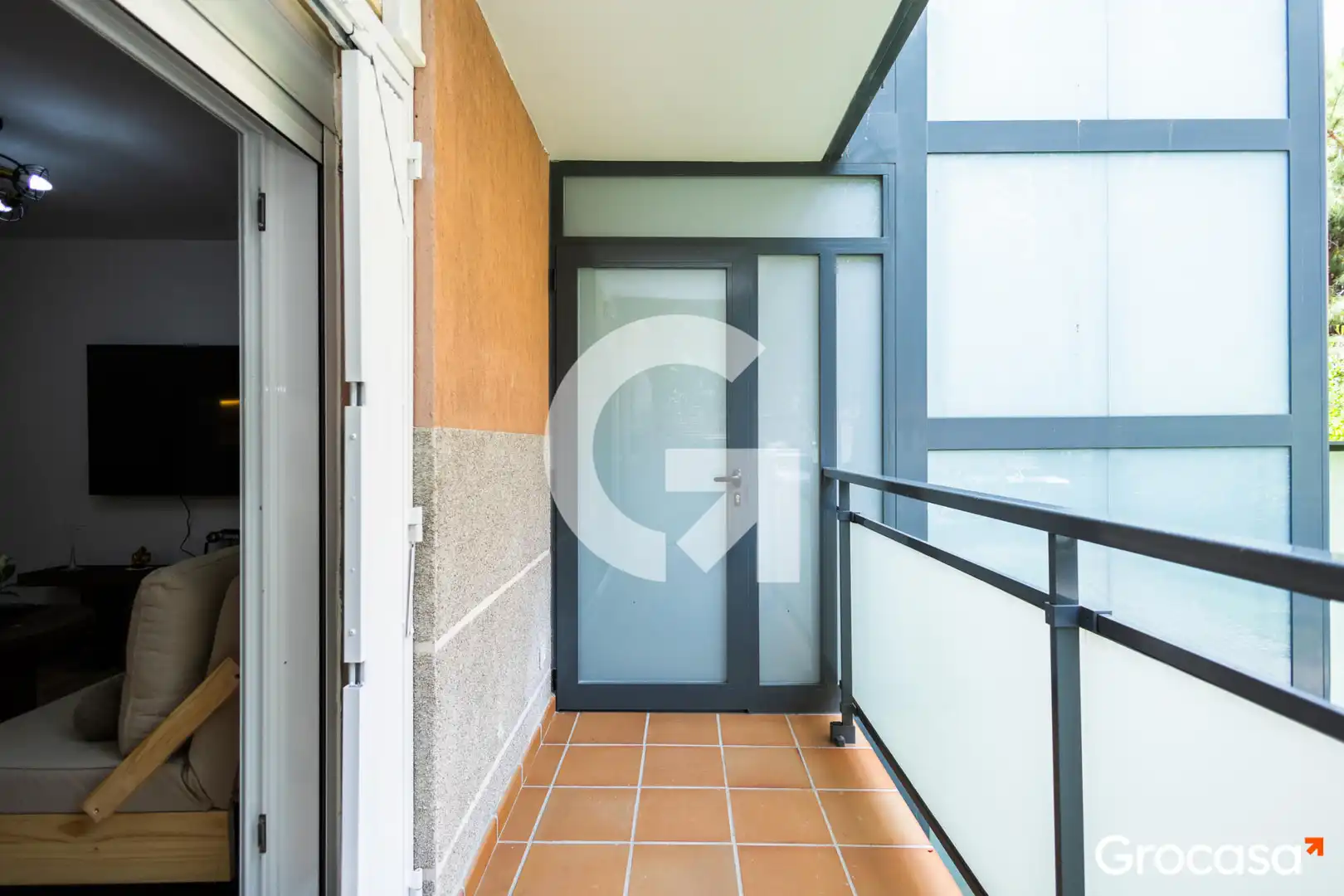 Balcony of Flat for sale in Barcelona  with Air Conditioner, Heating and Furnished