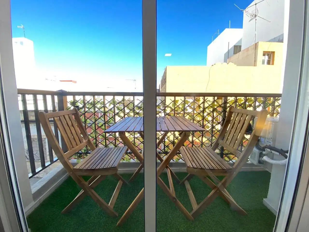 Balcony of Flat for rent in Santa Cruz de Tenerife  with Air Conditioner, Terrace and Furnished