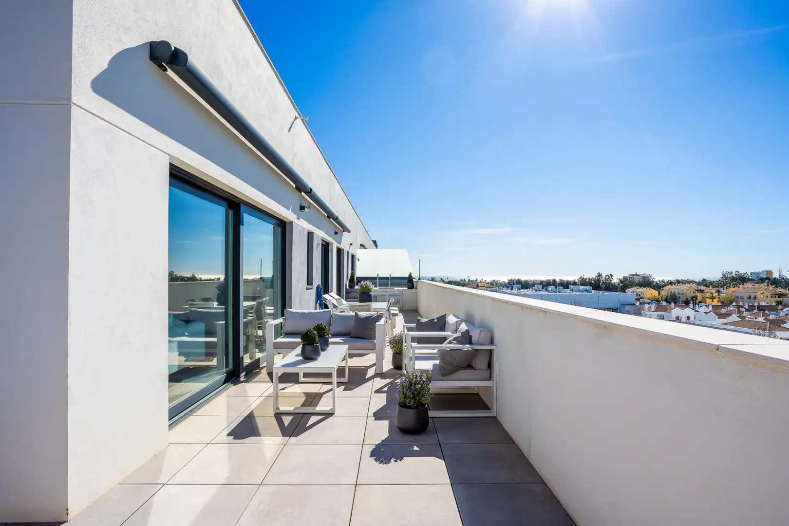 Terraza de Ático en venta en Mijas con Aire acondicionado, Terraza y Piscina
