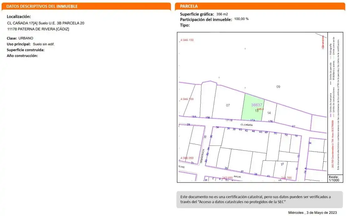 Terreny residencial en venda a Calle CAÑADA, imagen 2