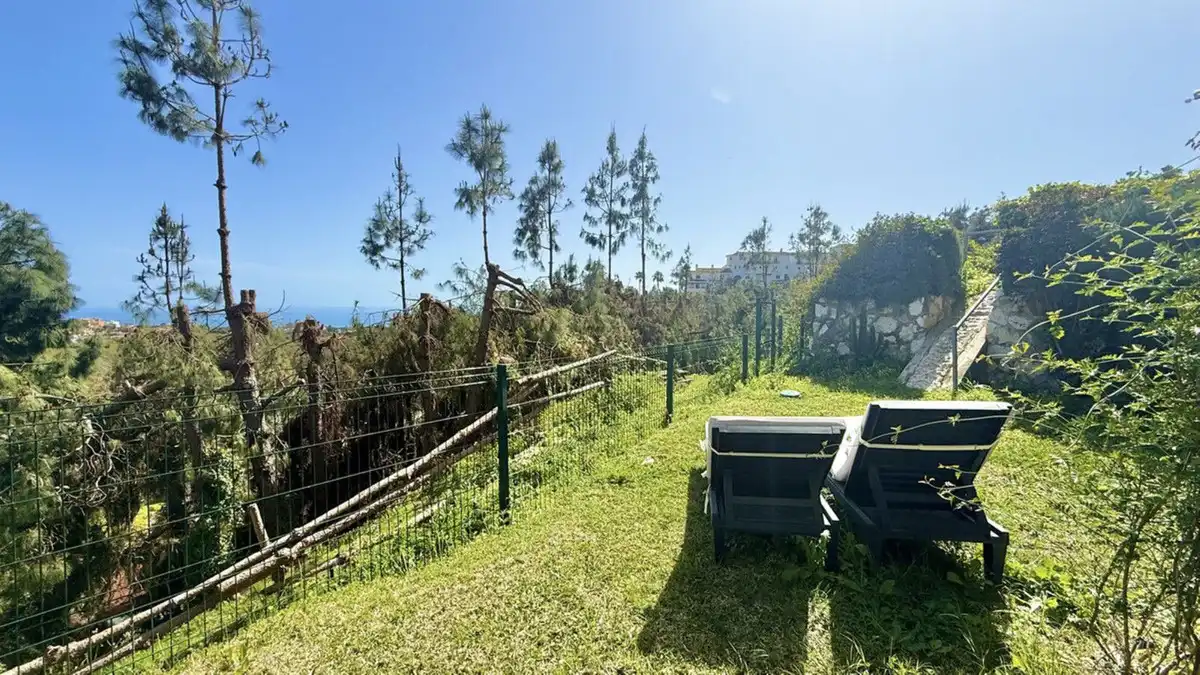 Garten von Erdgeschoss zum Verkauf in Mijas mit Klimaanlage, Heizung und Privatgarten