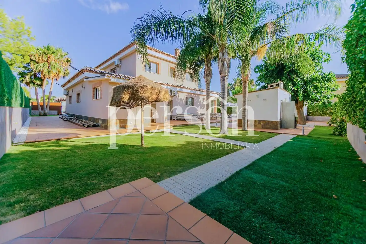 Garden of Houses for rent in Bétera  with Air Conditioner, Private garden and Terrace