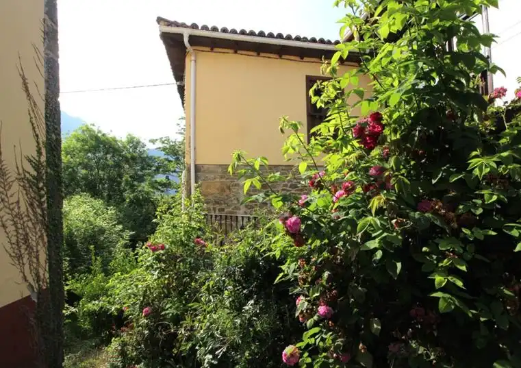Garten von Einfamilien-Reihenhaus zum Verkauf in Ponga mit Klimaanlage, Heizung und Möbliert