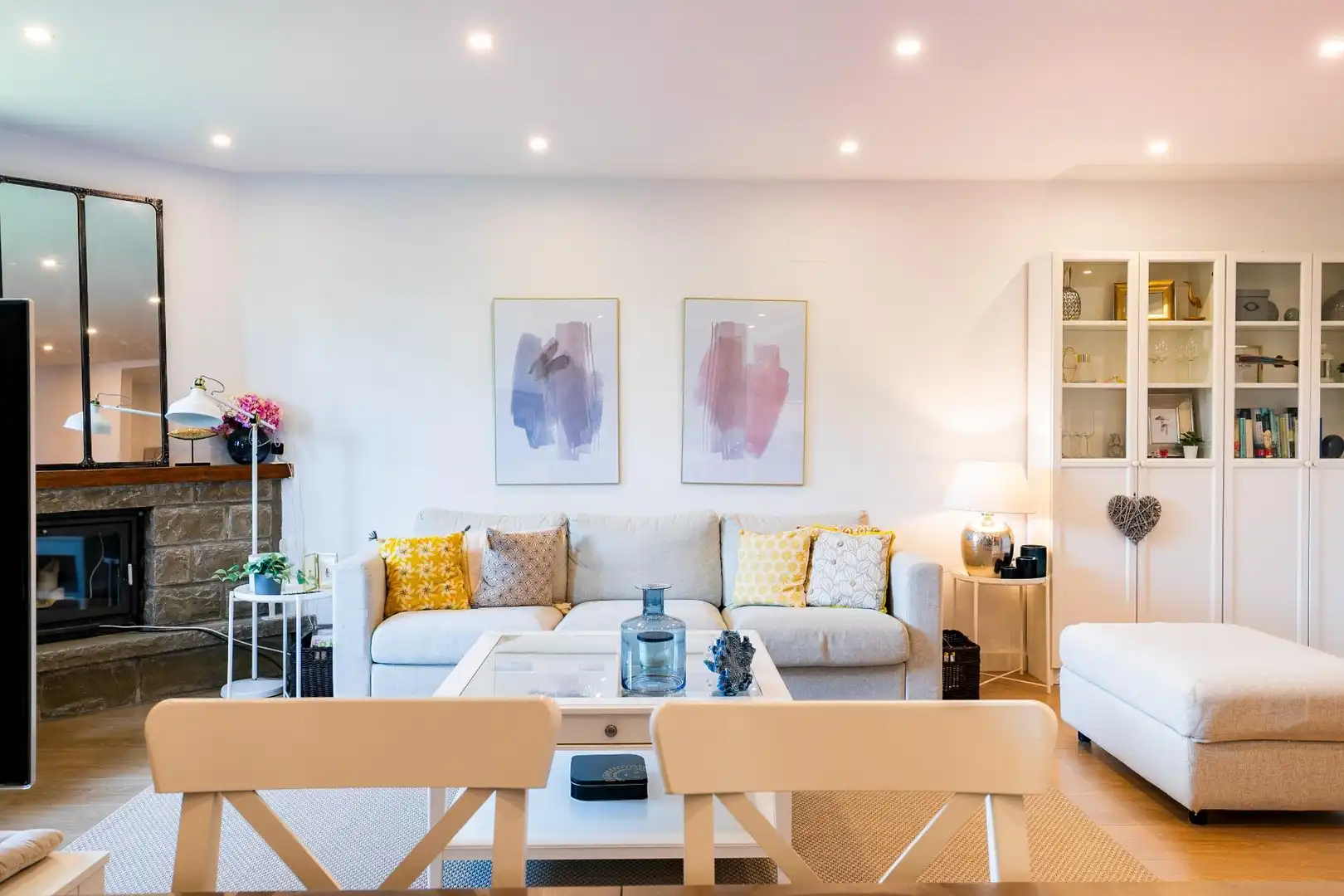 Sala de estar de Casa o chalet en venta en Sabiñánigo con Calefacción, Jardín privado y Terraza