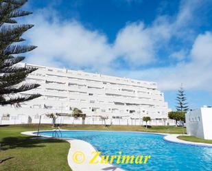 Exterior view of Duplex for sale in Roquetas de Mar  with Air Conditioner, Terrace and Swimming Pool